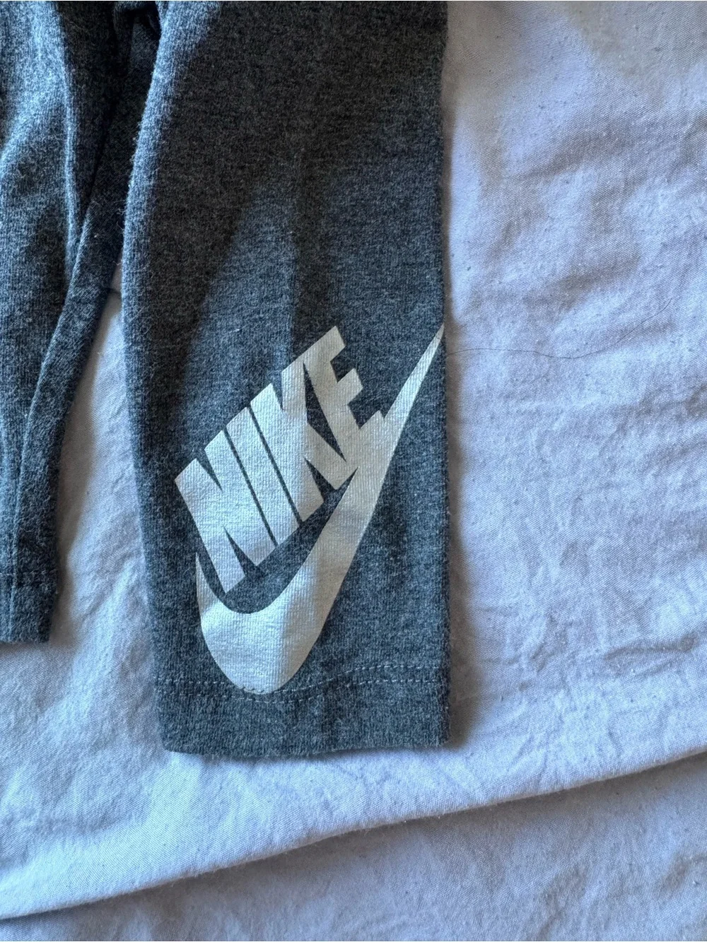 Nike Baby Gray Logo Leggings